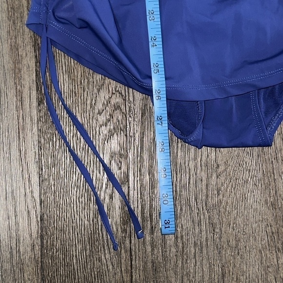 Assets by Spanx One-piece Shirred Underwire Push up Power Swimsuit Dress - Picture 12 of 12